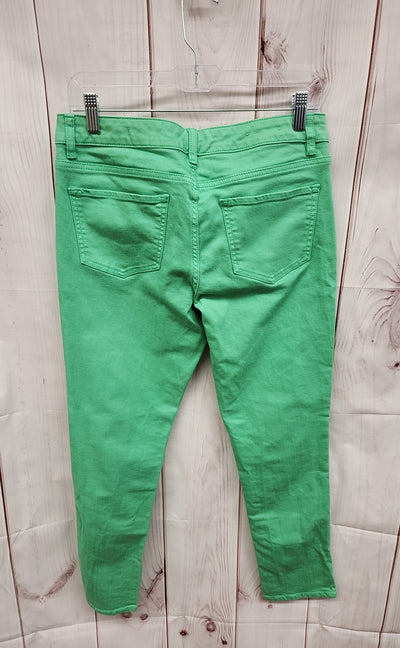 C Women's Size 29 (7-8) Skinny Crop Green Jeans