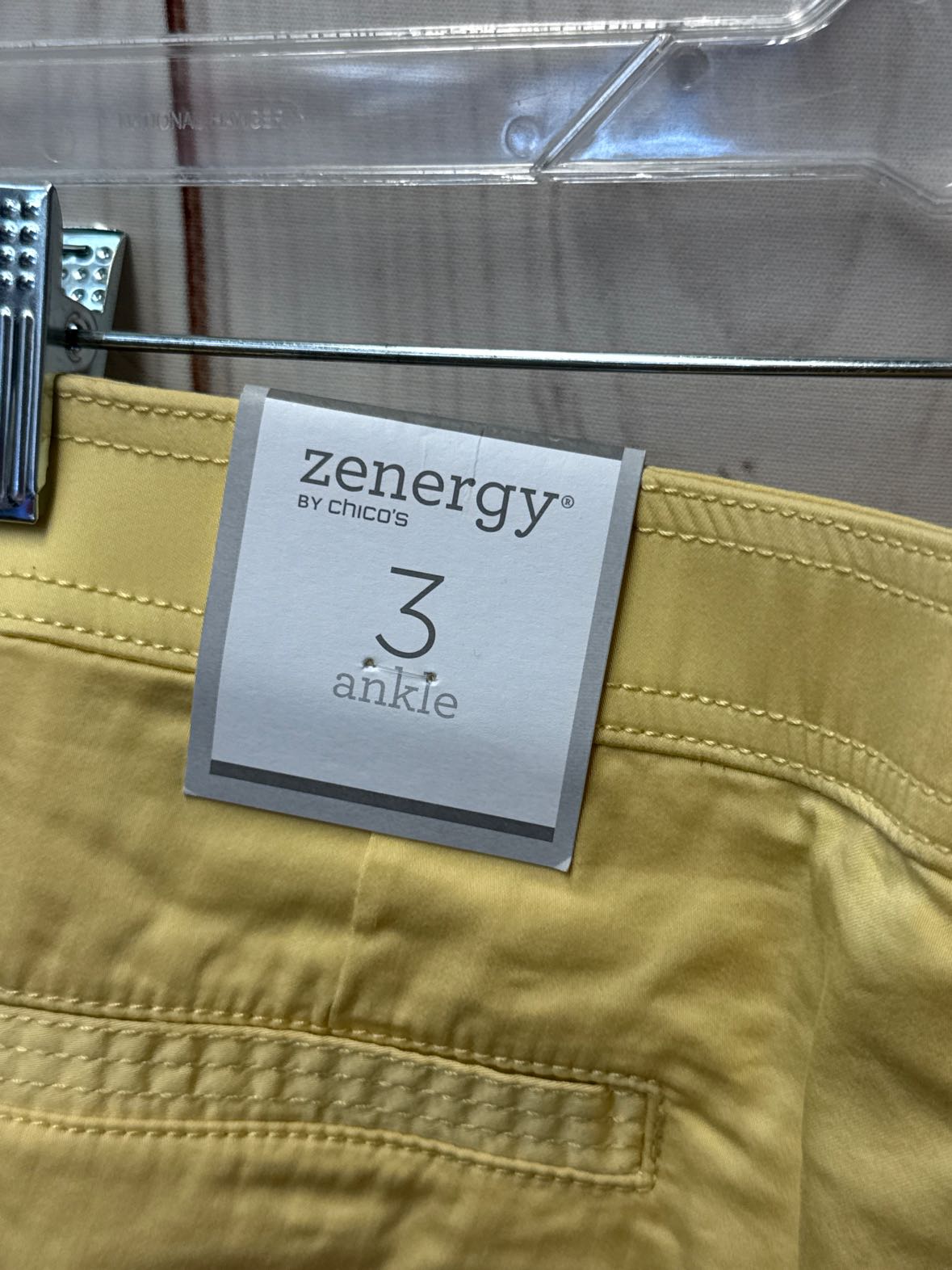 Zenergy - Chico's Women's Size 3 = US 16 Yellow Pants