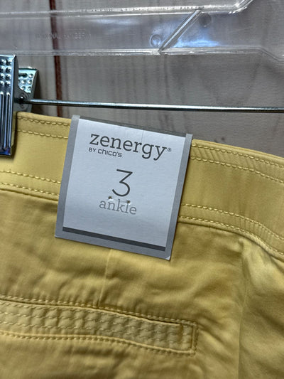 Zenergy - Chico's Women's Size 3 = US 16 Yellow Pants