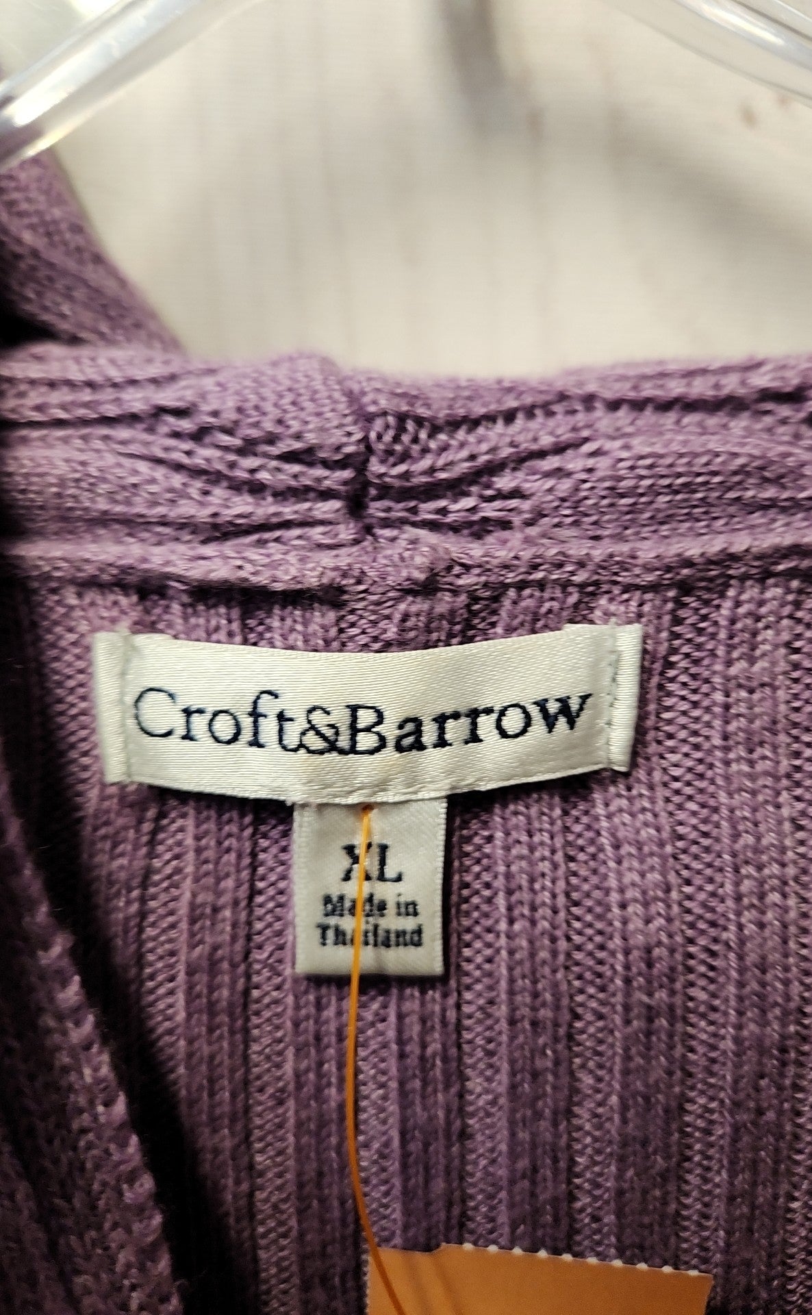 Croft & Barrow Women's Size XL Purple Sweater