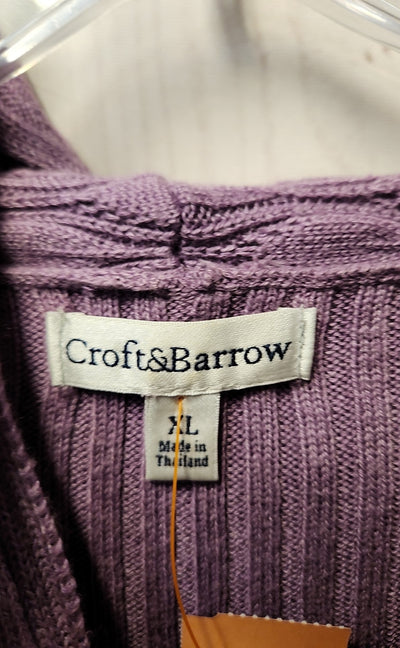 Croft & Barrow Women's Size XL Purple Sweater