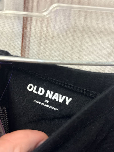 Old Navy Girl's Size 3 Black Leggings