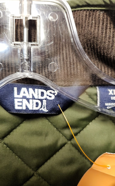 Lands End Women's Size XL Green Vest