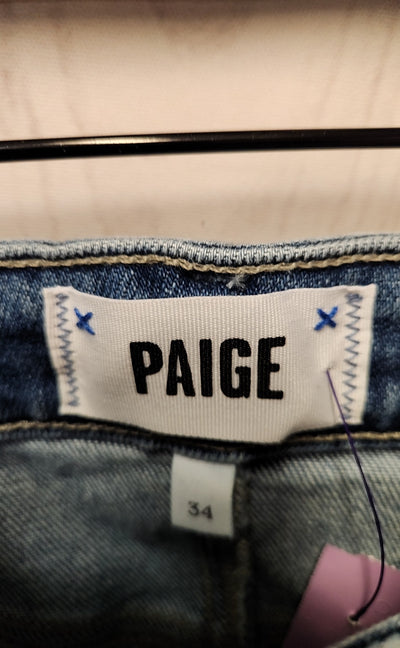 Paige Women's Size 34 (18/1X) Blue Jeans Gemma