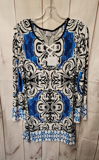 NWT Beach Break Women's Size L Blue Cover-Up