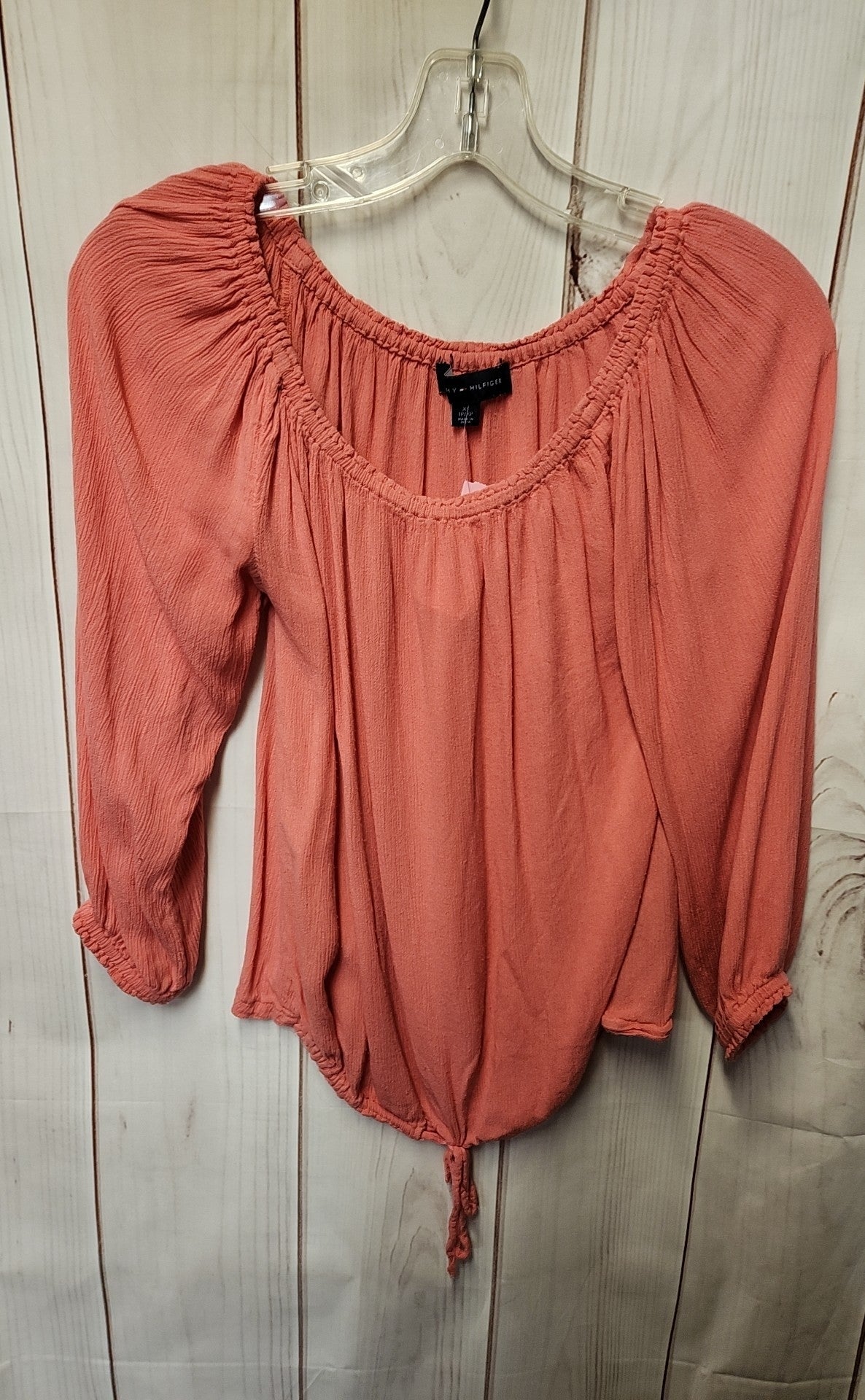 Tommy Hilfiger Women's Size XS Pink 3/4 Sleeve Top