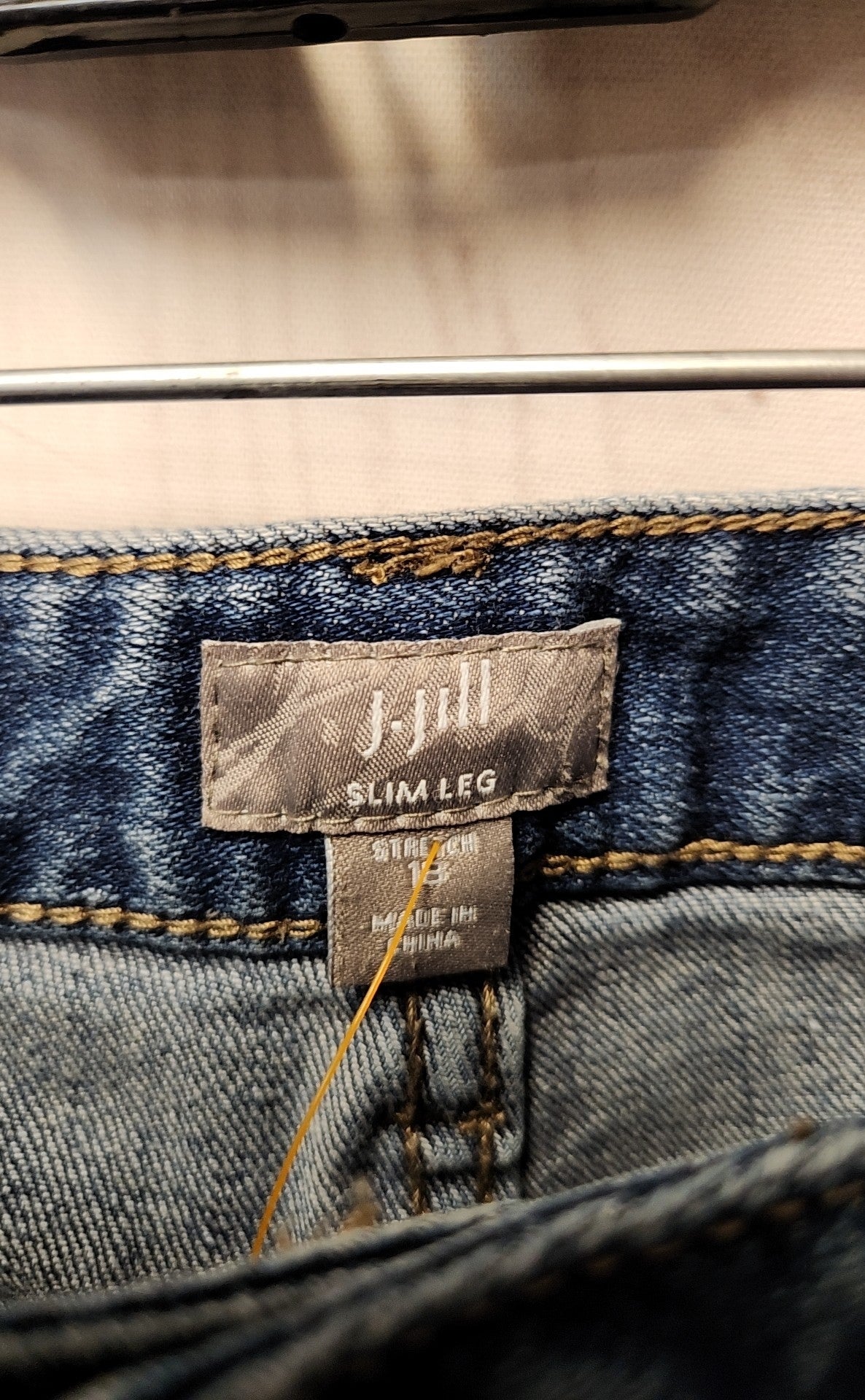 J Jill Women's Size 34 (18/1X) Blue Jeans Slim Leg