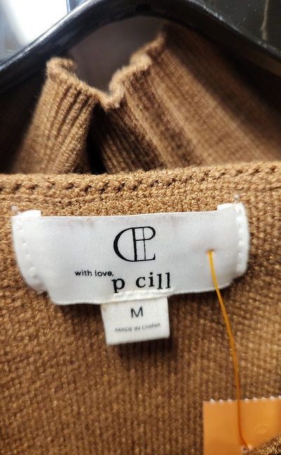 P Cill Women's Size M Brown Sweater