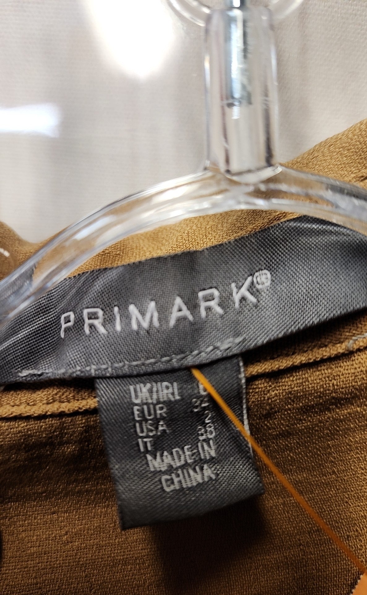 Primark Women's Size 2 Tan Dress