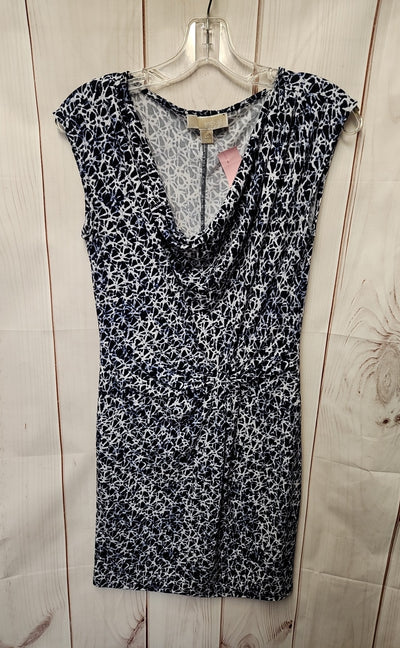 Michael Kors Women's Size XS Navy & White Dress