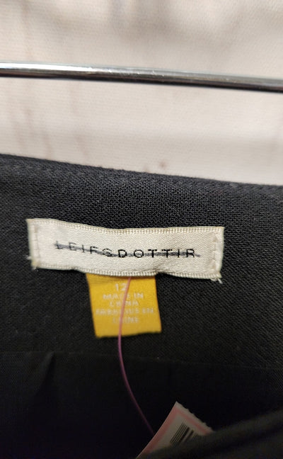 Leifsdottir Women's Size 12 Black Skirt