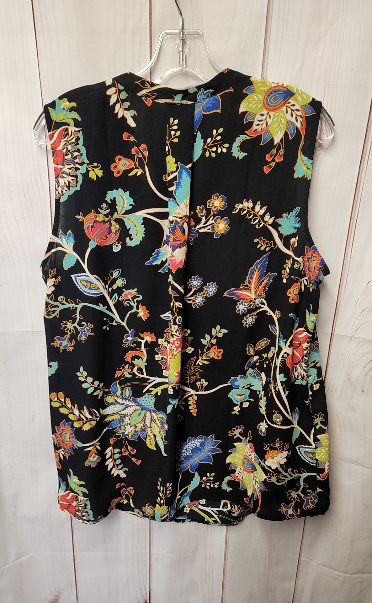 Violet & Claire Women's Size 1X Black Sleeveless Top