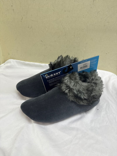 NWT Isotoner Women's Size XL Gray Slippers