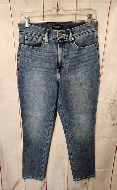 Banana Republic Women's Size 29 (7-8) Petite Blue Jeans Ultra High Rise Slim Fit