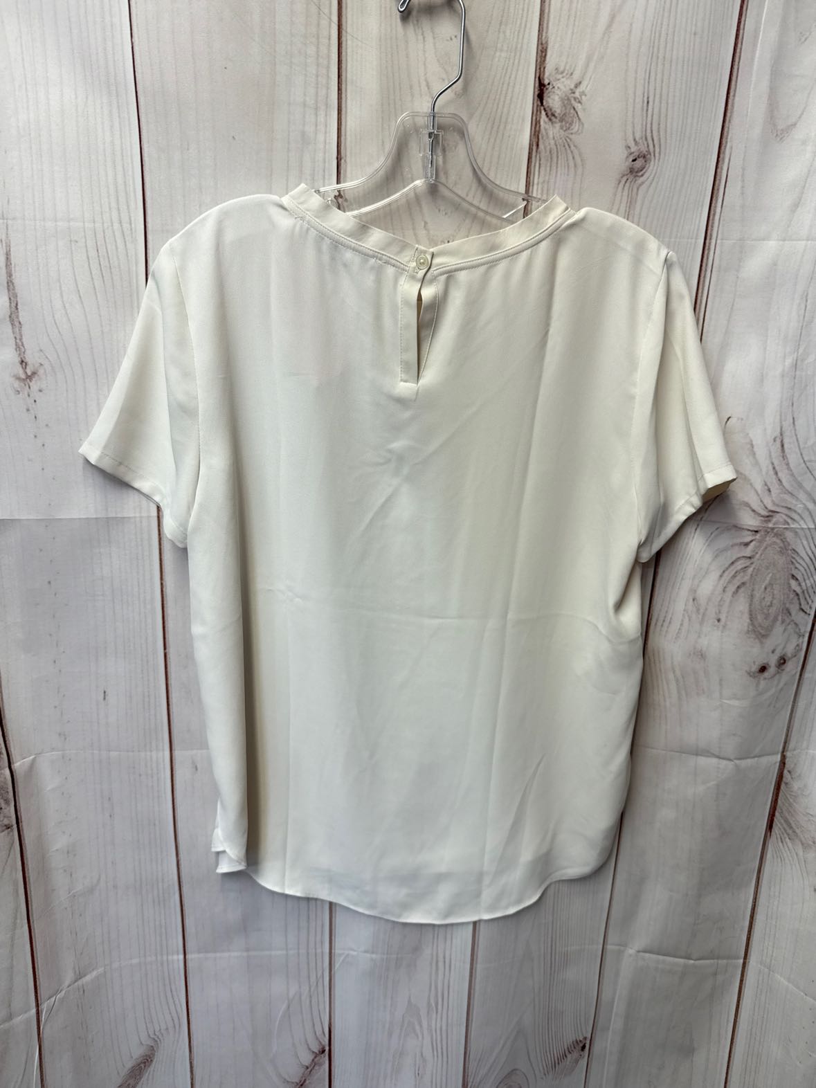 Loft Women's Size S White Short Sleeve Top