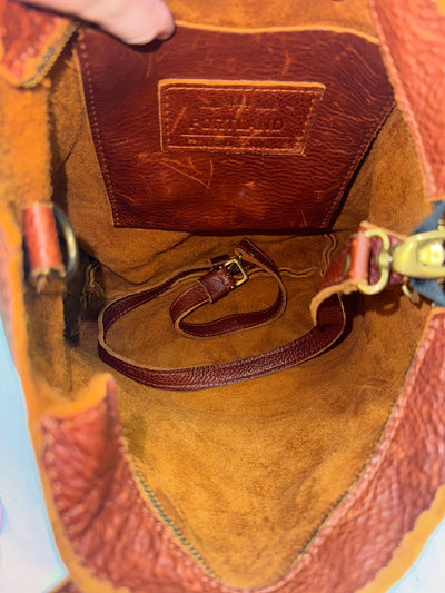 Portland Leather Goods Brown Leather Tote Bag