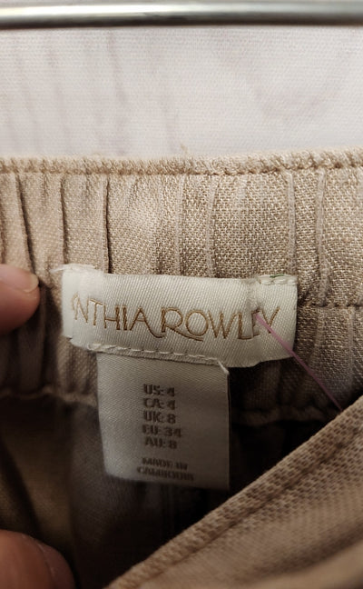 Cynthia Rowley Women's Size 4 Beige Pants
