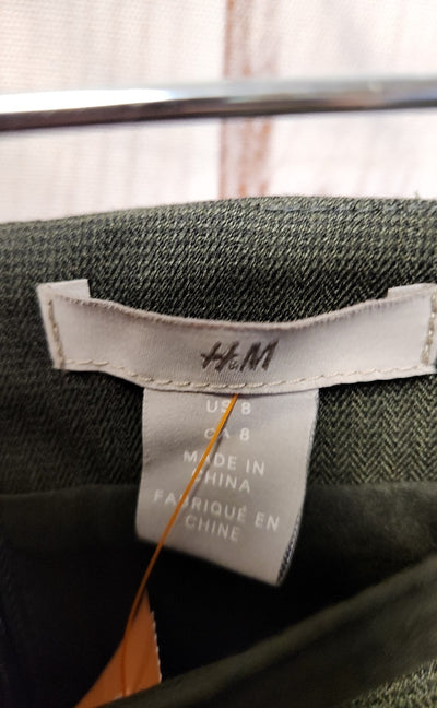 H&M Women's Size 8 Olive Green Skirt