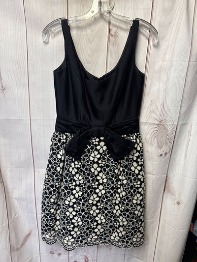 Milly Women's Size 2 Black & White Floral Dress