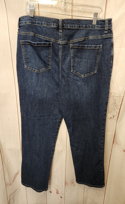 Gloria Vanderbilt Women's Size 33 (15-16) Blue Jeans