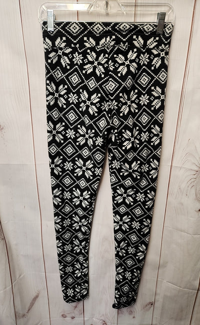 Cuddl Duds Women's Size S Black & White PJ Bottoms
