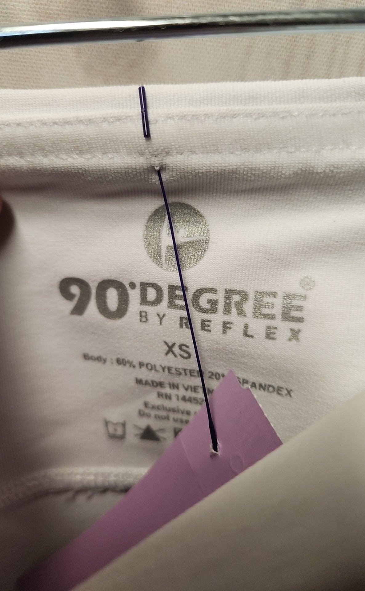 90 Degree Women's Size XS White Active Capris