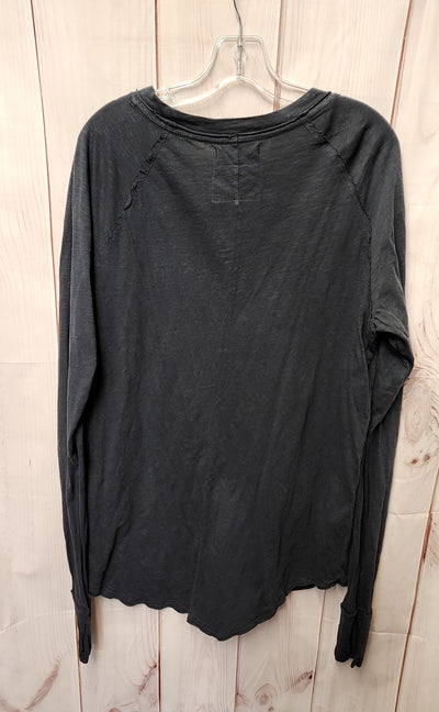 We the Free Women's Size S Gray Long Sleeve Tunic Top