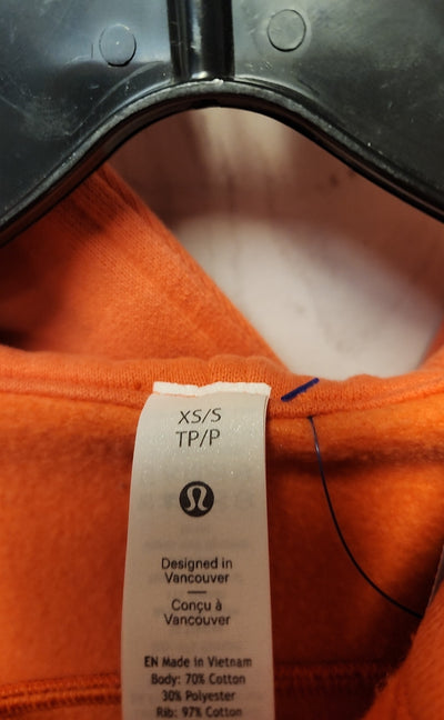 Lululemon Women's Size XS/S Orange Hoodie