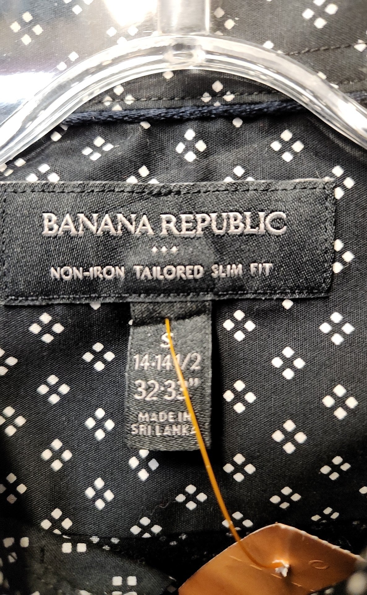 Banana Republic Men's Size S Black Shirt