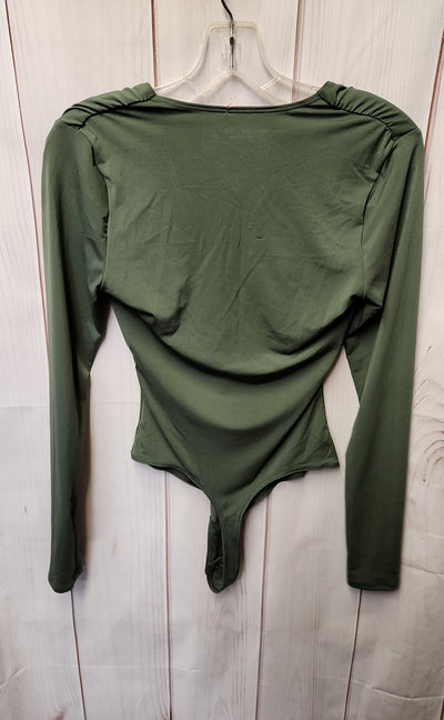 NWT Abercrombie & Fitch Women's Size S Green Bodysuit