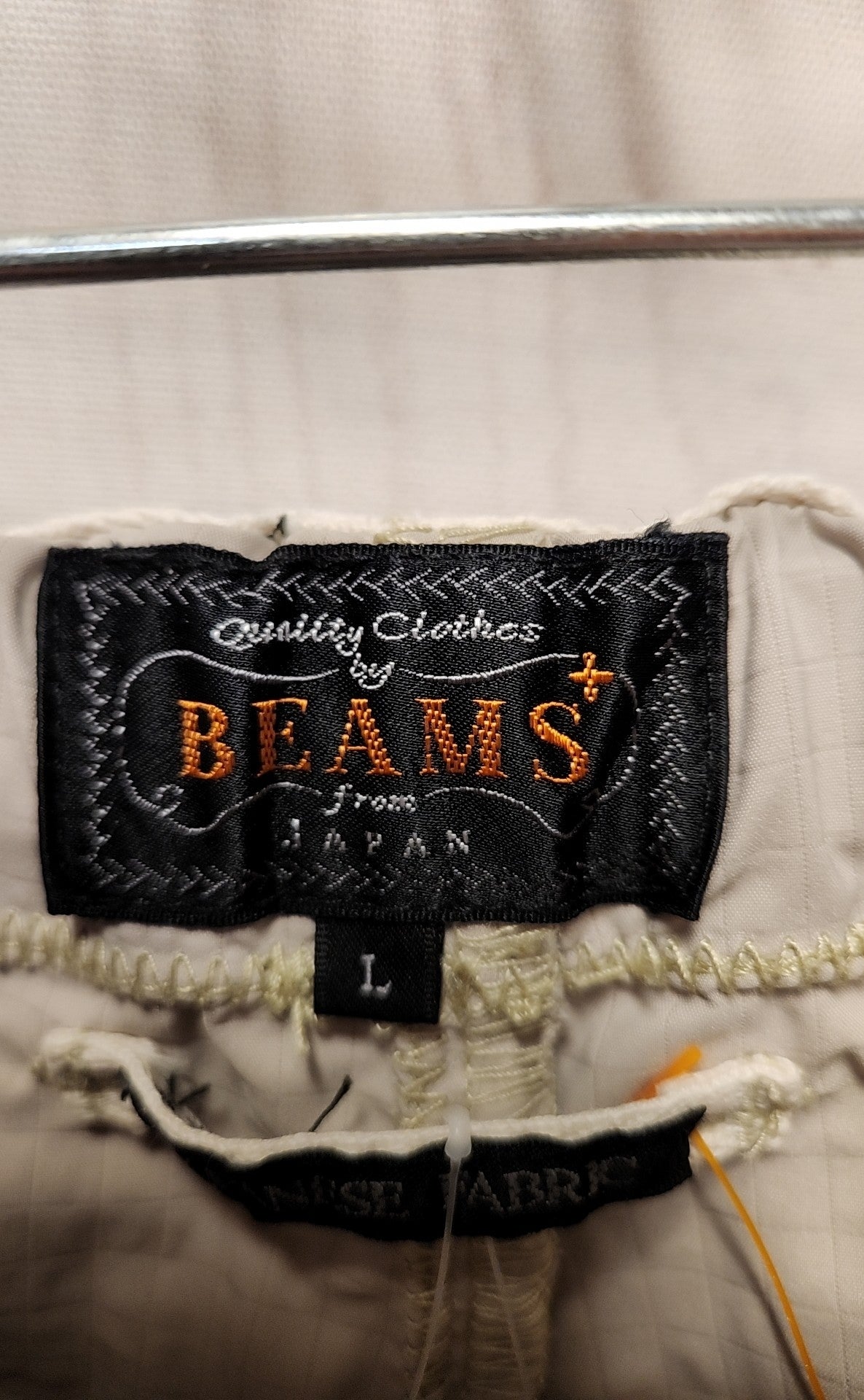 Beams Japan Men's Size L Beige Pants