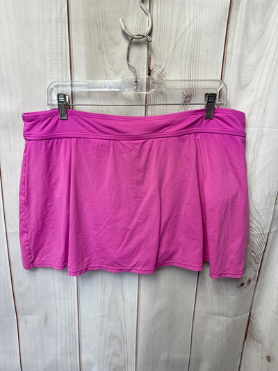 Anna  Cole Women's Size 16 Pink Swim Bottom