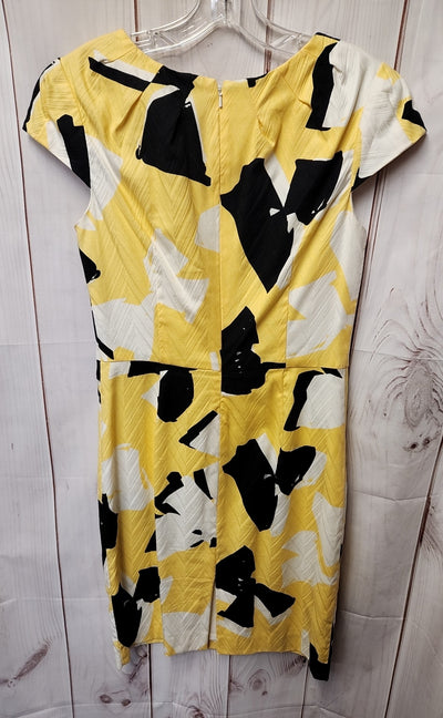 Chetta B Women's Size 6 Black & Yellow Dress