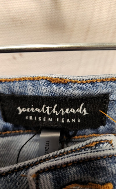 Social Threads x Risen Los Angeles Women's Size 28 (5-6) Blue Jeans