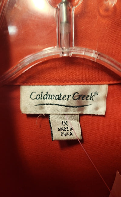 Coldwater Creek Women's Size 1X Red Jacket