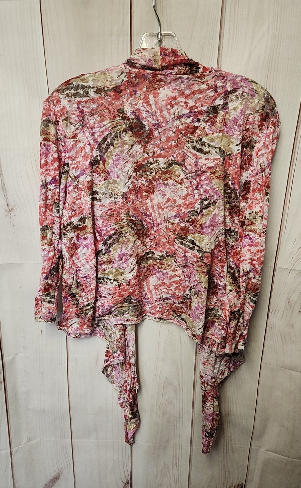 Hearts of Palm Women's Size XL Petite Pink Cardigan