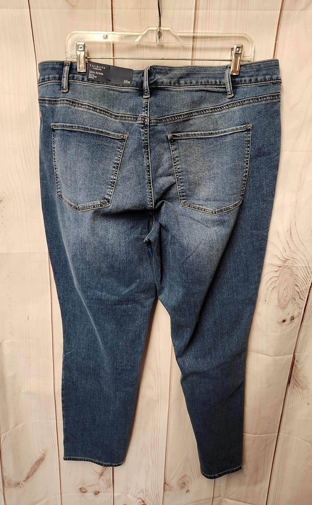 NWT Talbots Women's Size 33 (15-16) Blue Jeans Slim Ankle