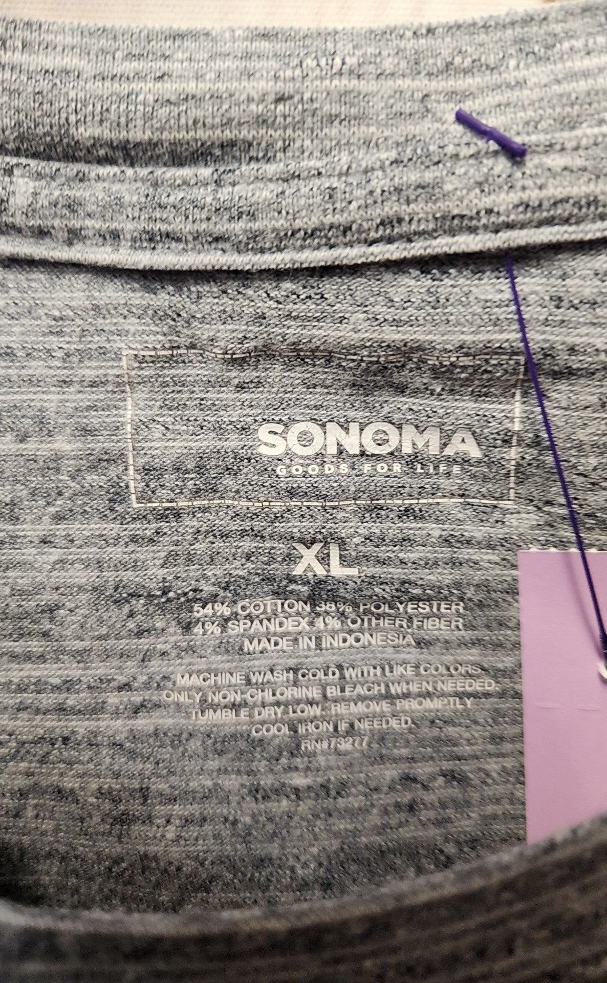 Sonoma Men's Size XL Gray Shirt