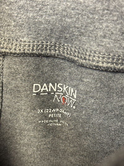 Danskin Women's Size 3X Gray Leggings