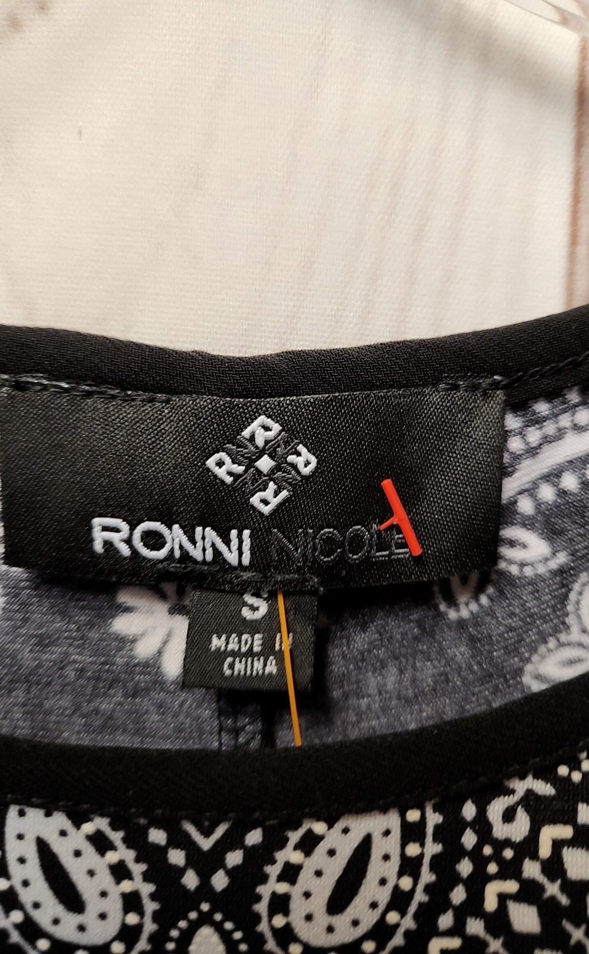 Ronni Nicole Women's Size S Black & White Dress