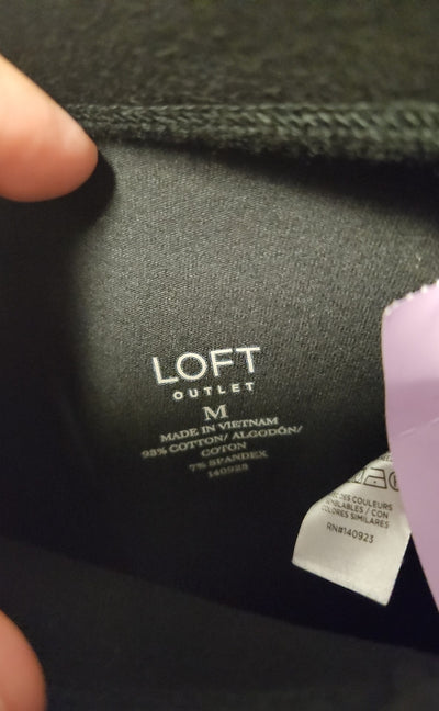Loft Women's Size M Black Pants