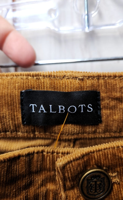 NWT Talbots Women's Size 16 Brown Corduroy Jeggings Pants