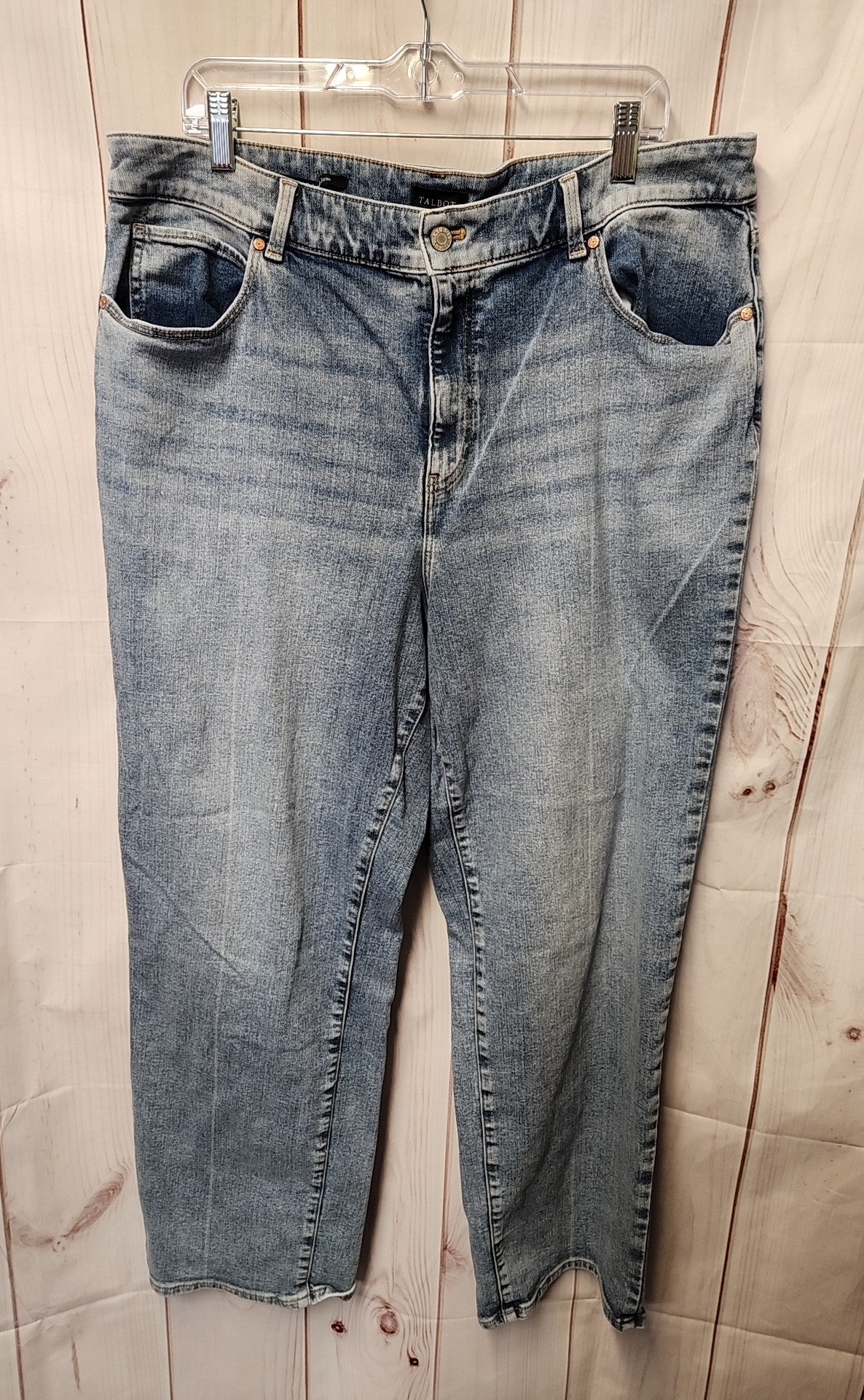 Talbots Women's Size 34 (18/1X) Blue Jeans High Waist Relaxed Jean