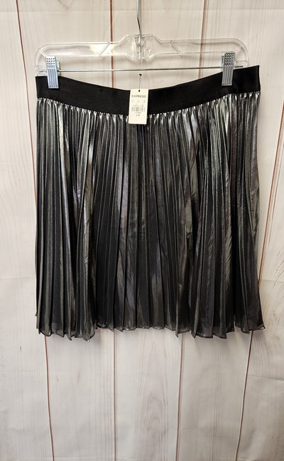 NWT Express Women's Size L Silver Skirt