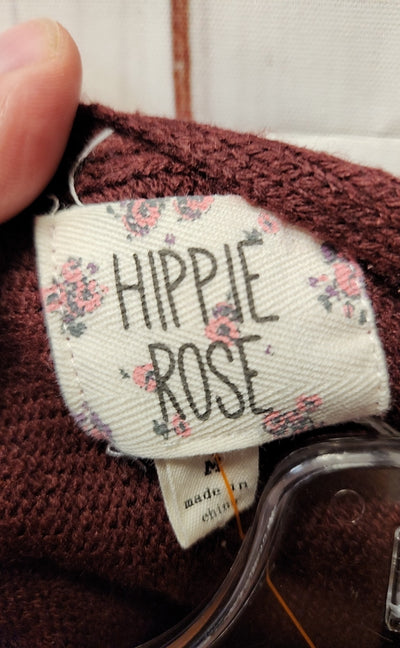 Hippie Rose Women's Size M Red Cardigan