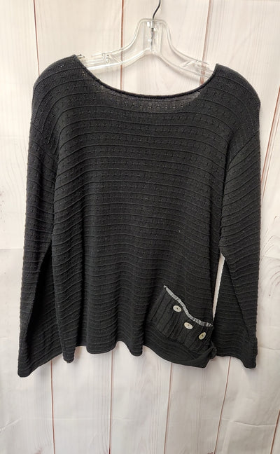 Margaret Winters Women's Size M Black Sweater