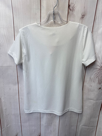 Ann Taylor Women's Size S White Short Sleeve Top