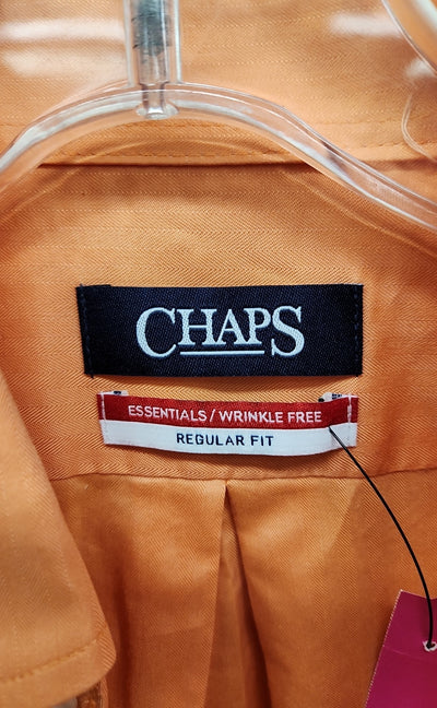 Chaps Men's Size M Orange Shirt
