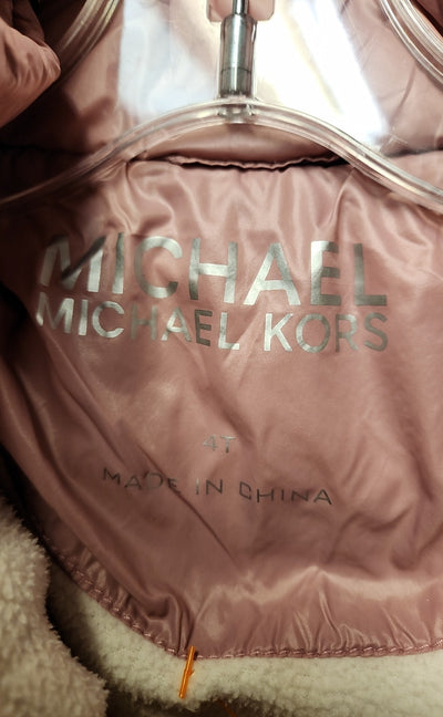Michael Kors Girl's Size 4 Pink Jacket