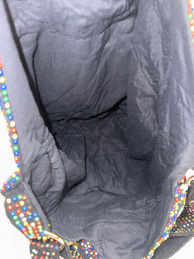 Multi-Color Beaded Purse Bag